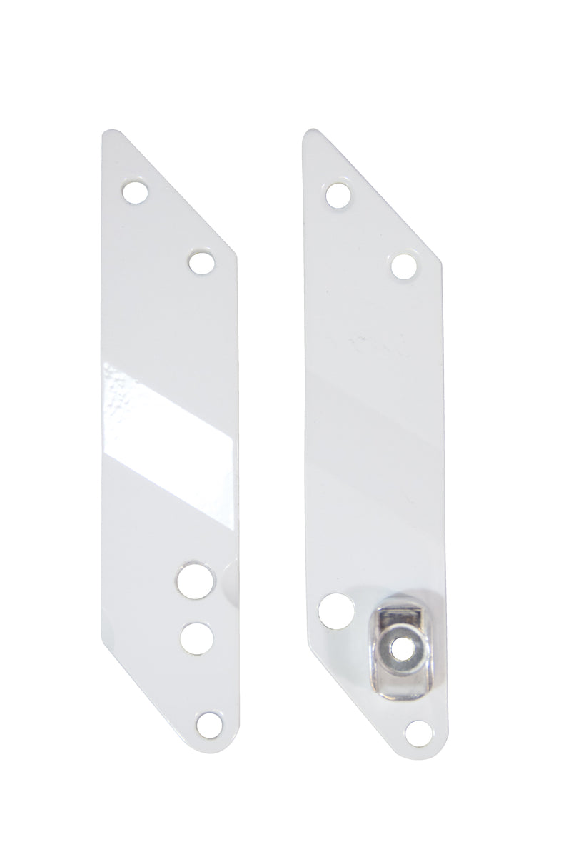 Holder plates left & right, white