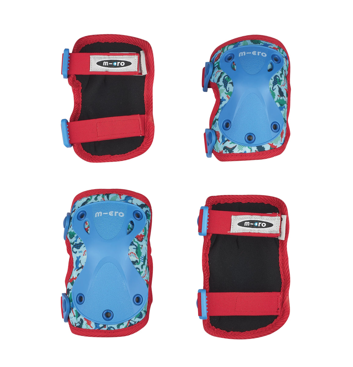 Micro Knee and Elbow Pads Scootersaurus