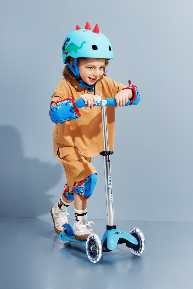 Micro Knee and Elbow Pads Scootersaurus