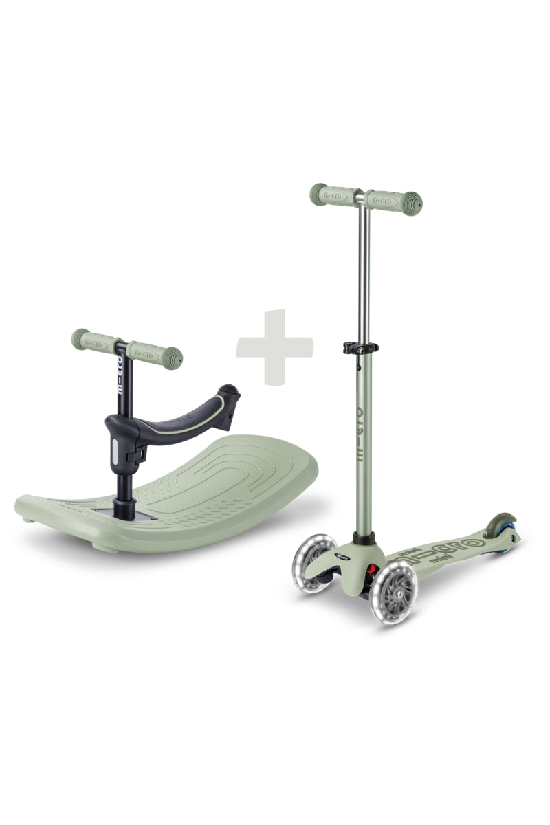 Mini Micro Deluxe Rock & Go LED Olive Sage
