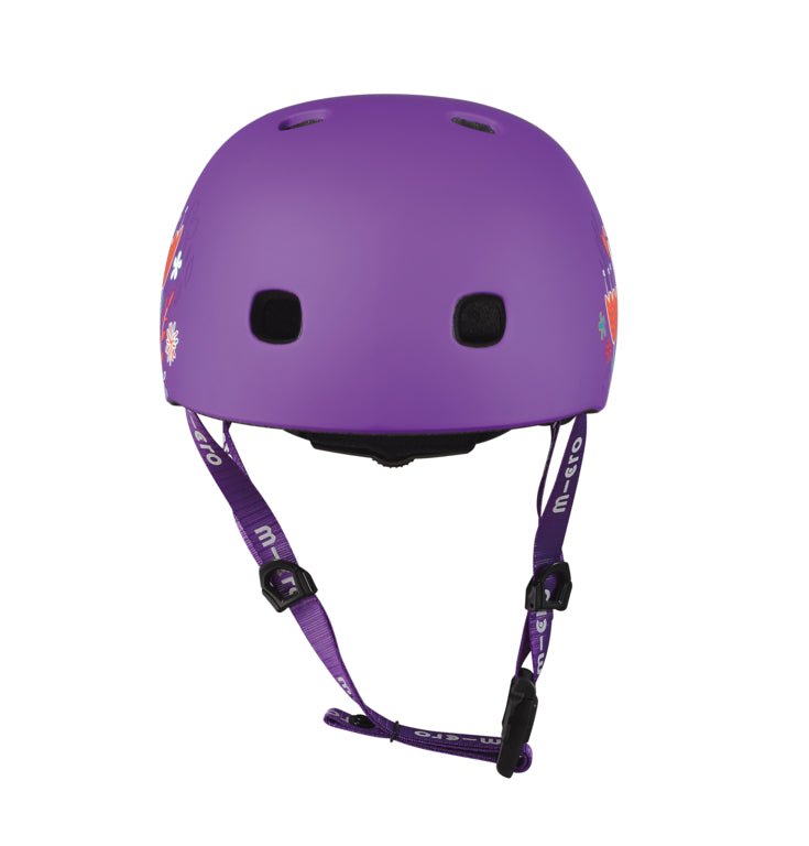 Micro Helmet Floral Purple